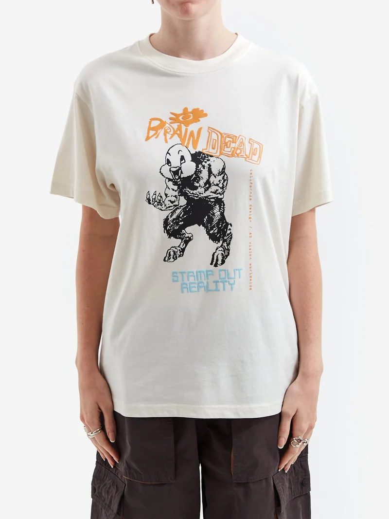 Image of Brain Dead Duck Beast T-Shirt W - Natural