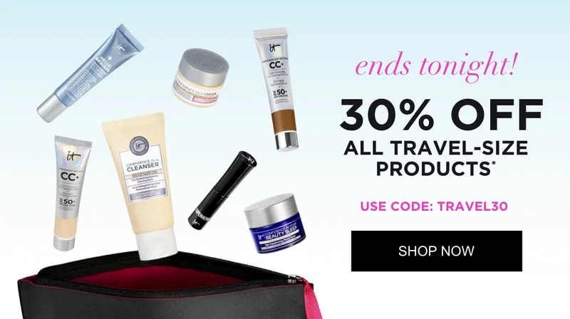 30% Off All Travel-Size Products