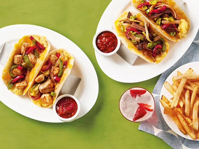 Tacos are available at IHOP