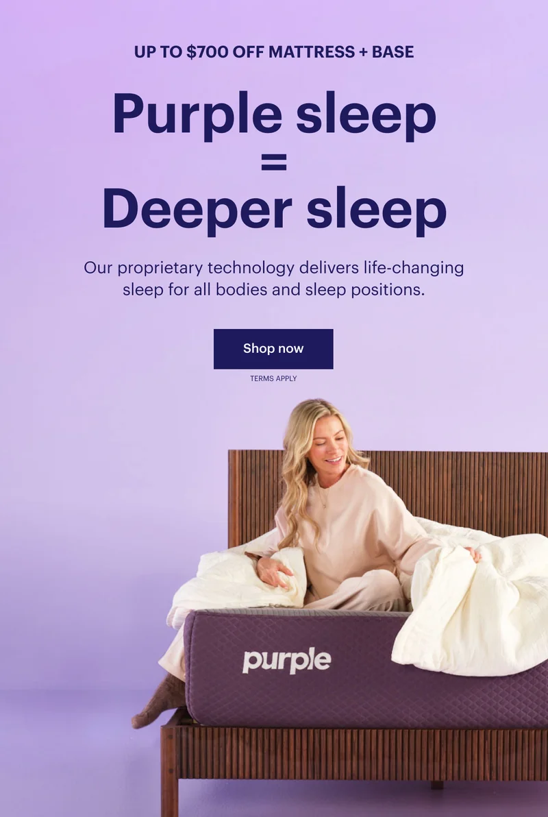 Up to $700 off Mattress + Base