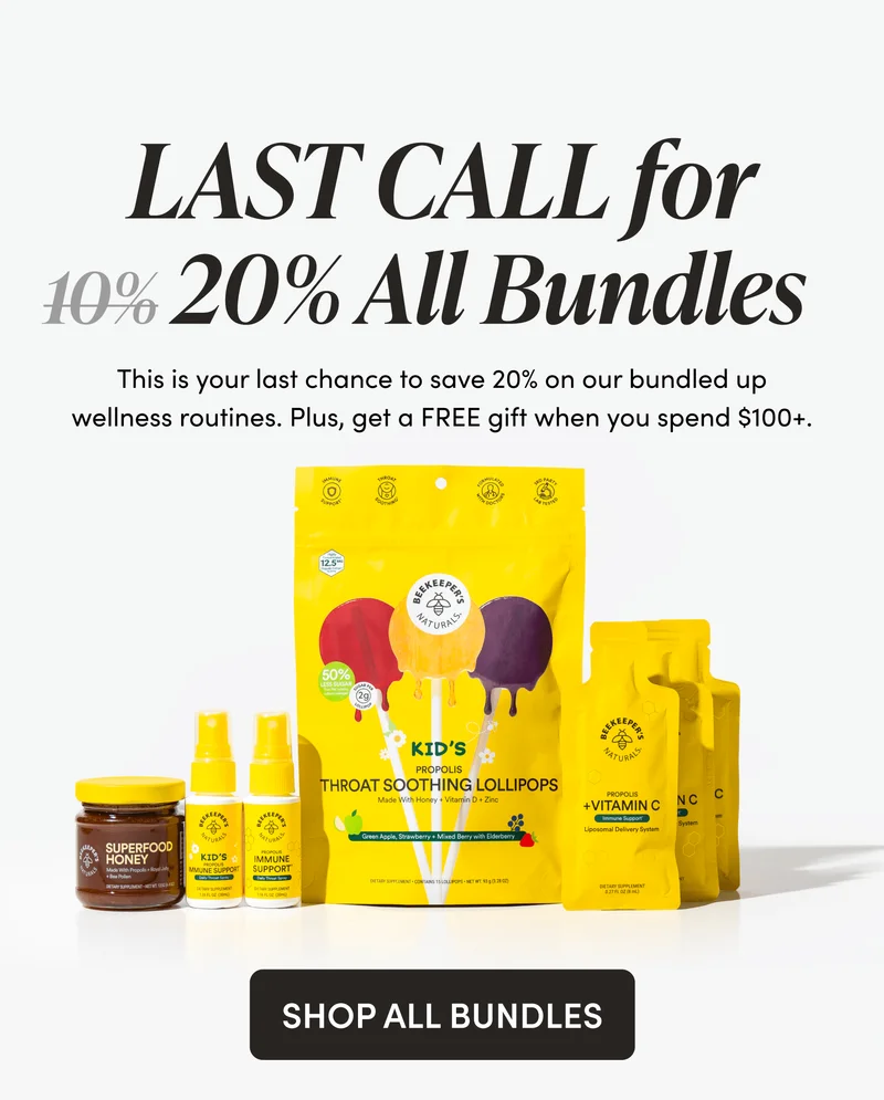 ast Call for 10% 20% Off All Bundles    This is your last chance to save 20% on our bundled up wellness routines. Plus, get a FREE gift when you spend $100+.