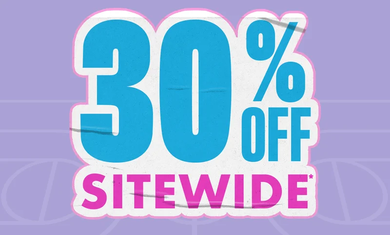 30% OFF SITEWIDE
