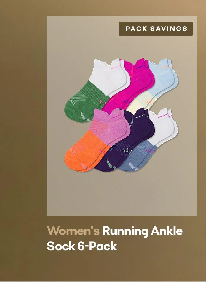 PACK SAVINGS | Women's Running Ankle Sock 6-Pack