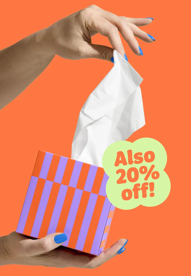 Image: Who Gives A Crap tissues, also 20% off!