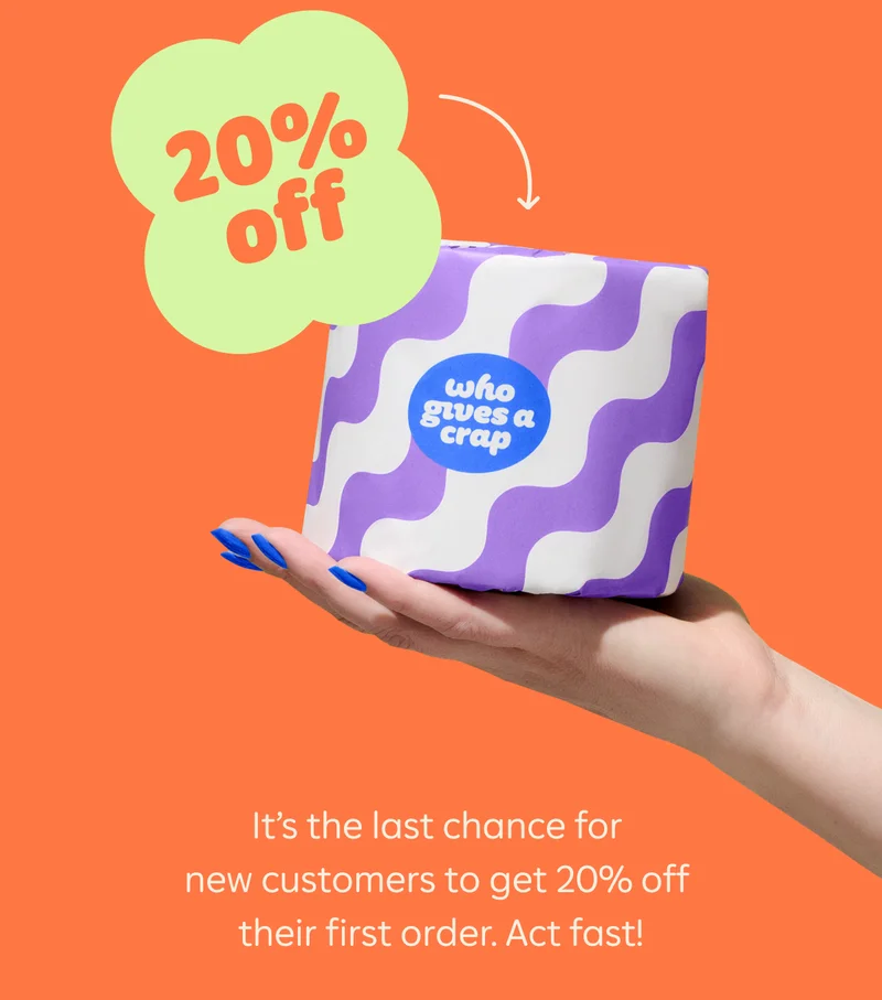 It's the last chance for new customers to get 20% off their first order. Act fast!