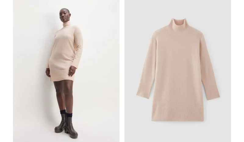 [image]The Cozy-Stretch Turtleneck Dress