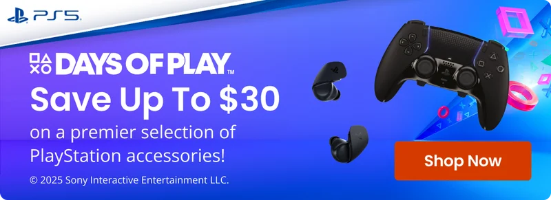 Save Up To $30 on a premier selection of PlayStation accessories! | Shop Now