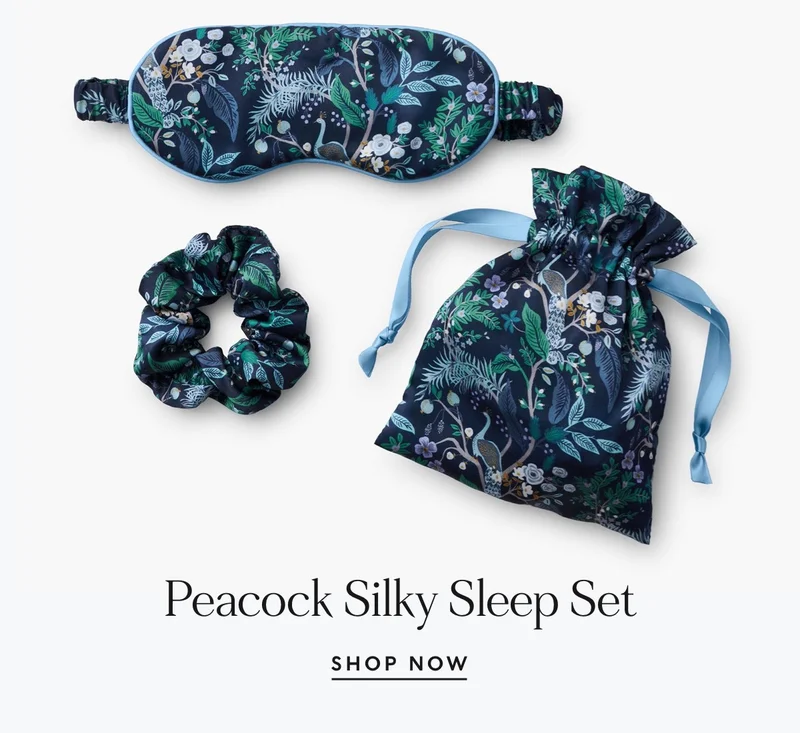 Shop Peacock Silky Sleep Set