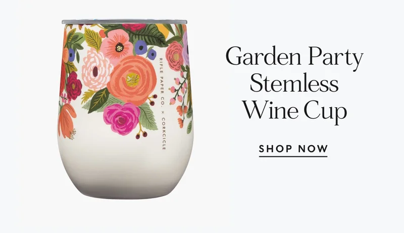 Shop Garden Party Stemless Wine Cup