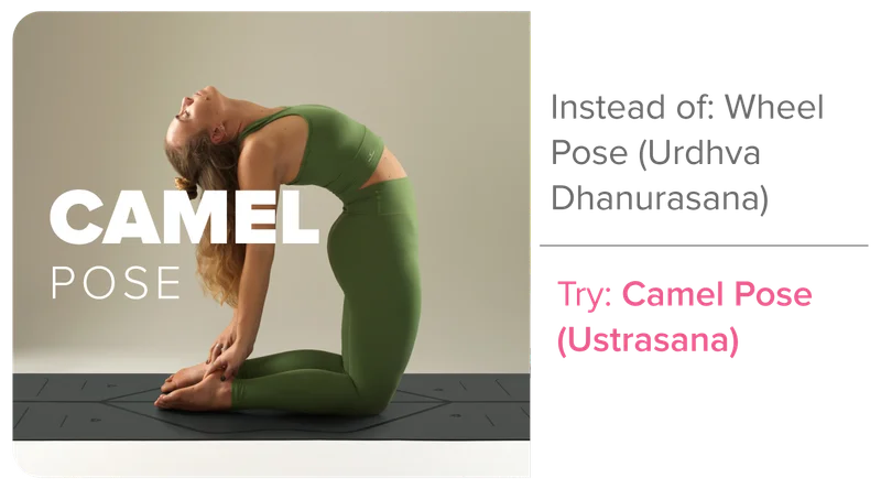 Camel pose