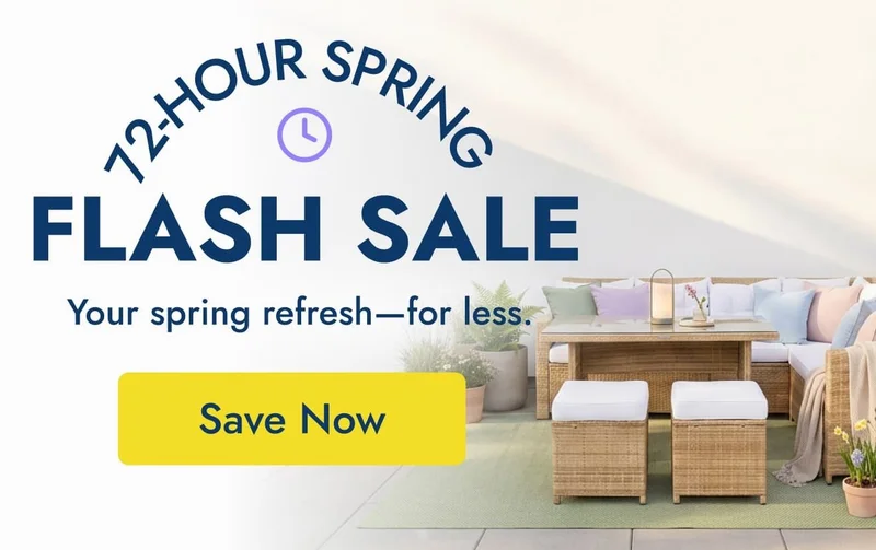 72-Hr Spring Flash Sale—Up to 60% Off