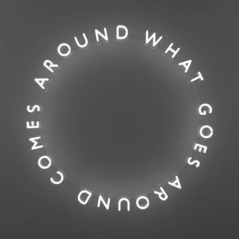 Image of What Goes Around Comes Around - LED neon sign