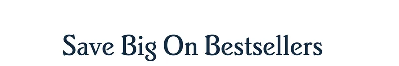 Save Big On Bestsellers