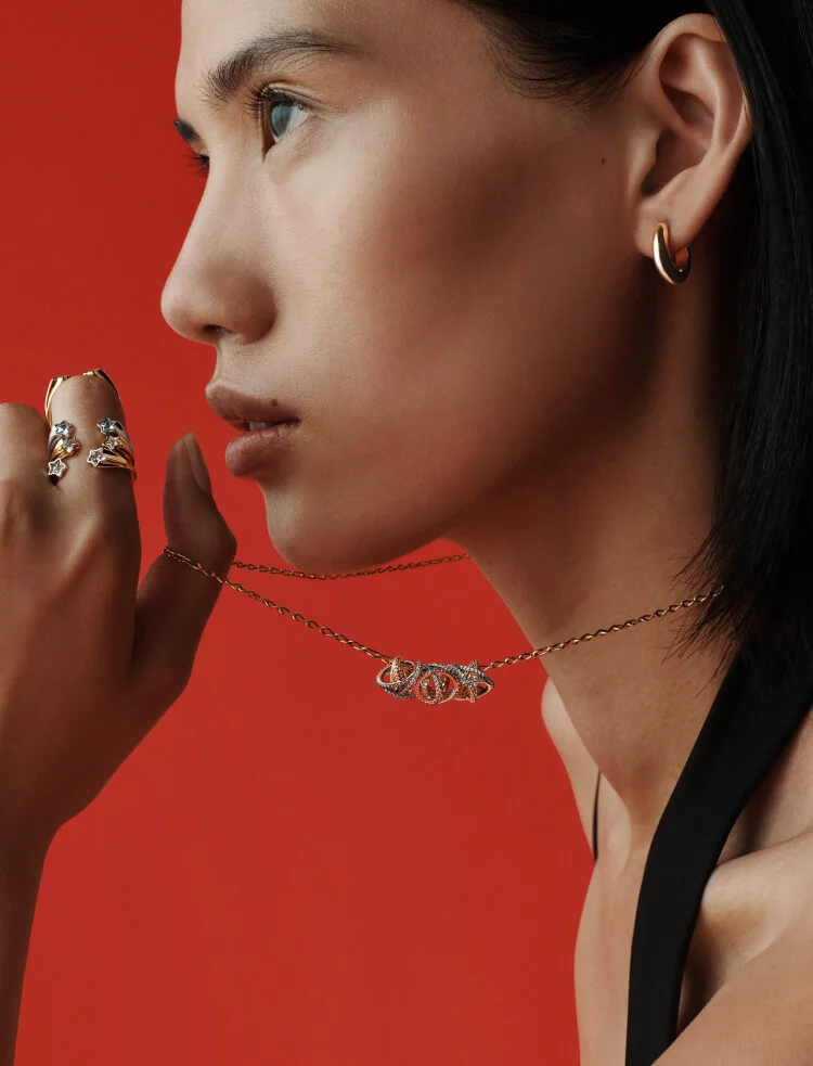 Jiayun wearing Pandora jewelry