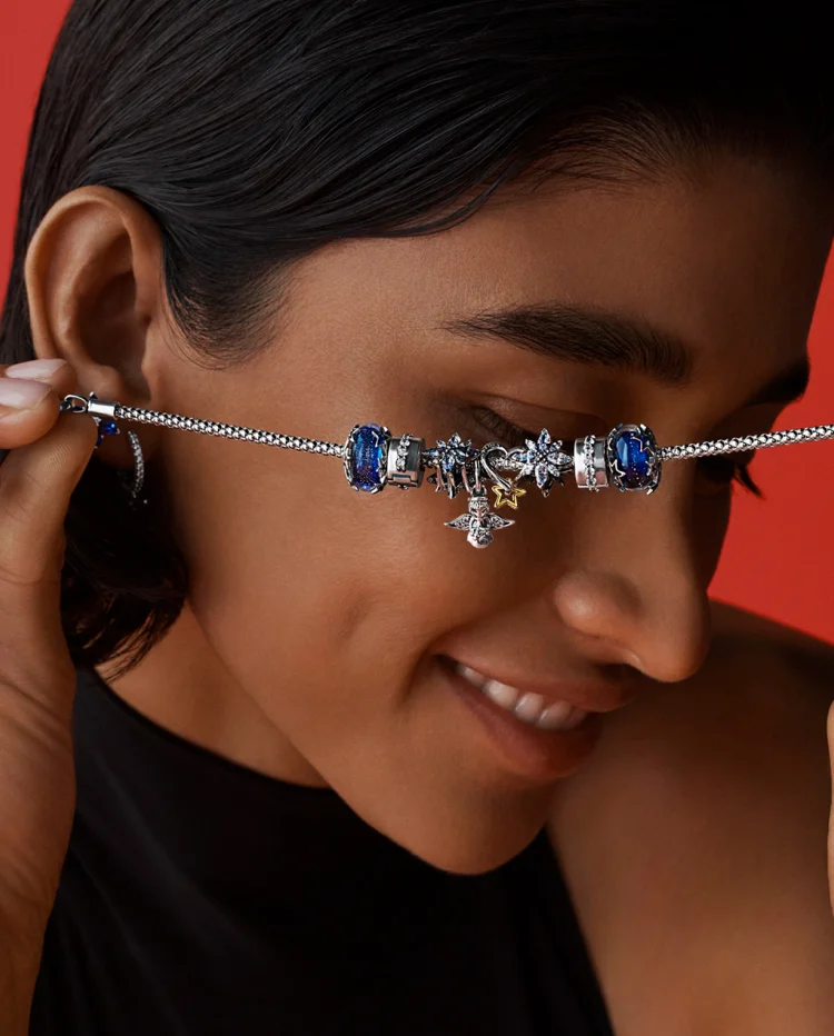 Marselia wearing Pandora jewelry