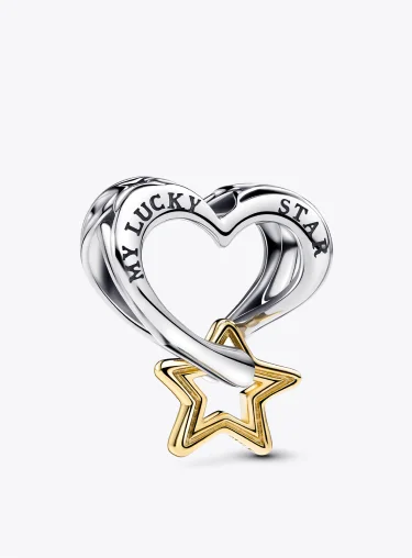 Lucky Star & Heart Charm