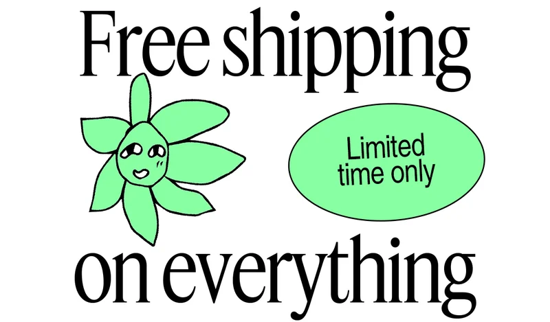 Free shipping on everything