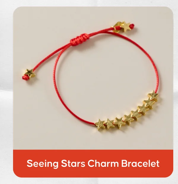 Seeing Stars Charm Bracelet
