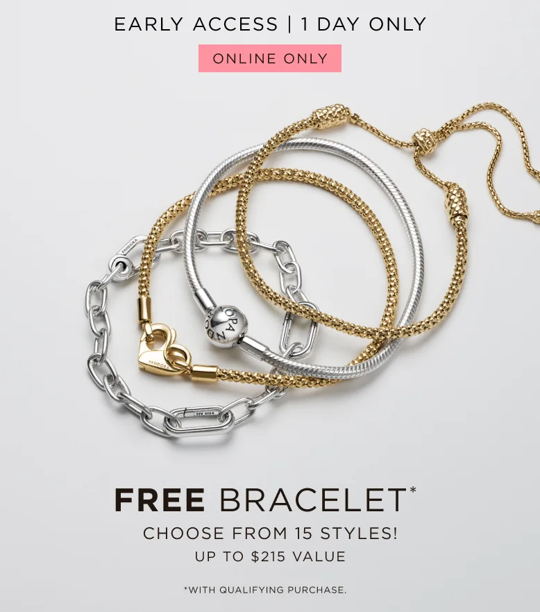 Free Bracelet with qualifying spend
