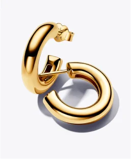 Round Huggie Hoop Earrings