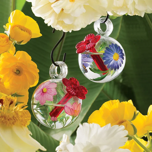 Birth Month Flower Hummingbird Feeder