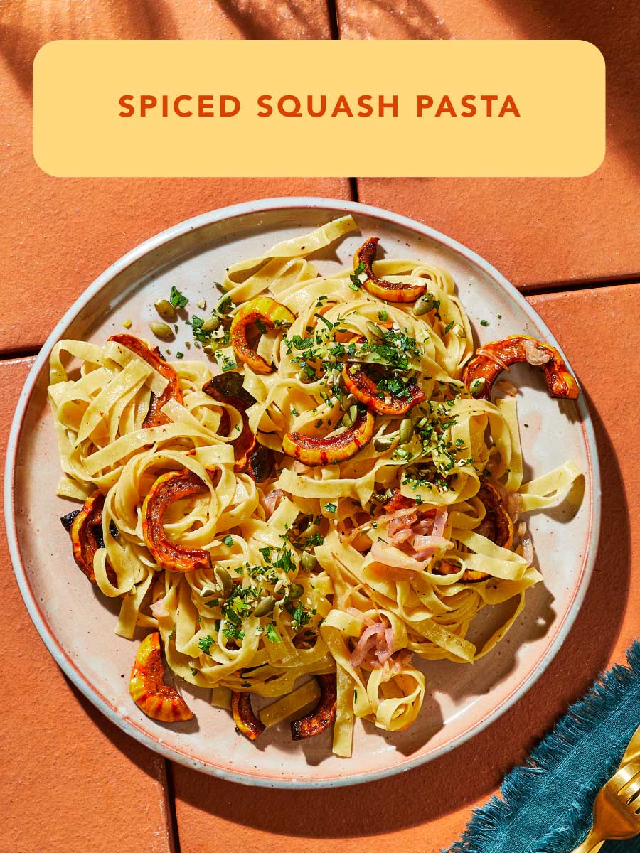 Spiced Squash Pasta