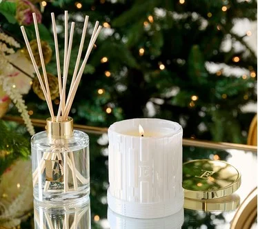 Elton John by Slatkin + Co. Woodside 8oz Candle & Reed Gift Set