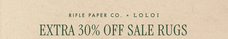 RIFLE PAPER CO. X LOLOI - EXTRA 30% OFF SALE RUGS