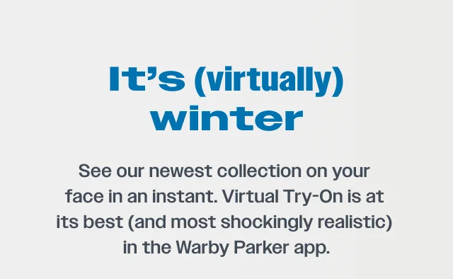 It's (virtually) winter