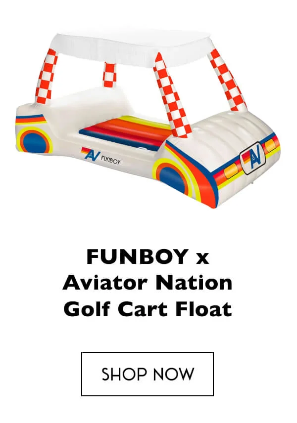 FUNBOY x Aviator Nation Golf Cart Float