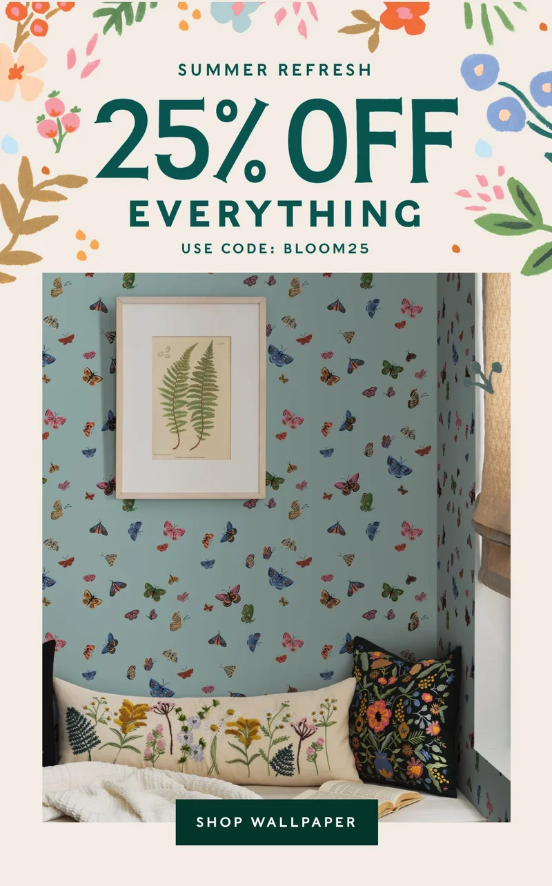 Summer Refresh: 25% Off EVERYTHING. Use Code discount code