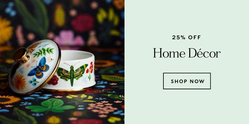 25% Off Home Decor