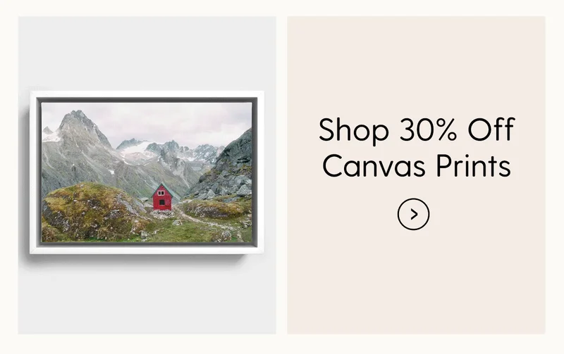 Shop 30% Off Canvas Prints