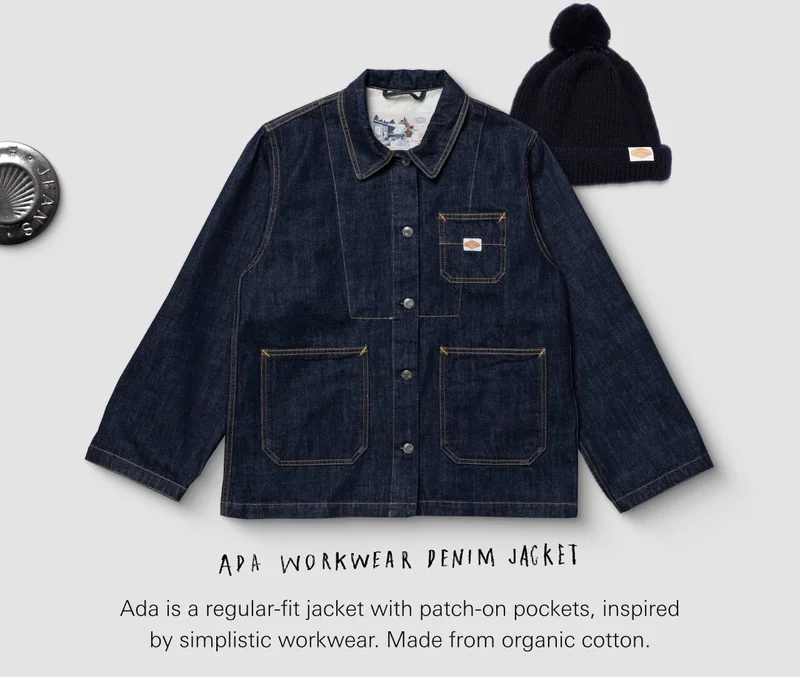 Ada Workwear Jacket One Wash Dark Blue