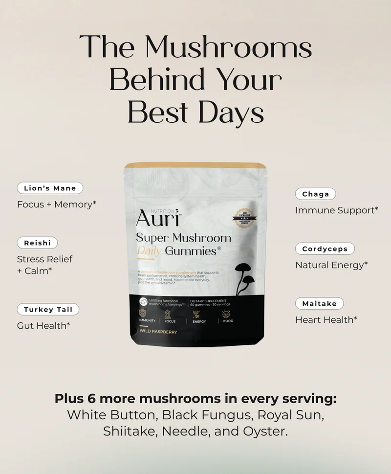 THE MUSHROOMS BEHIND YOUR BEST DAYS