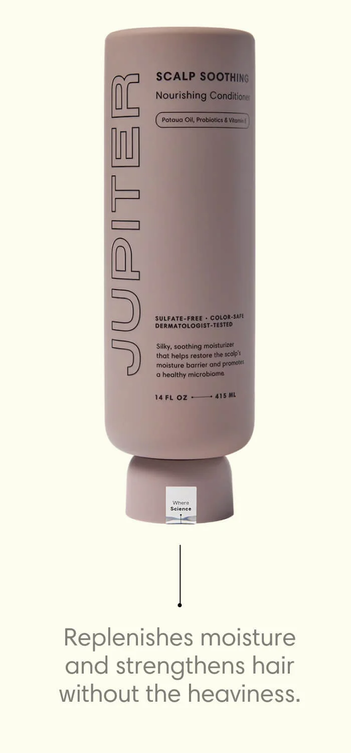 Replenishes moisture and strengthens hair without the heaviness.