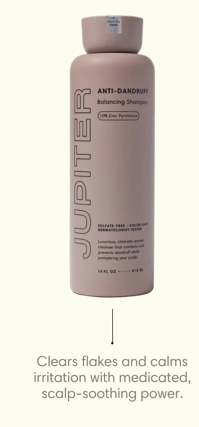 Clears flakes and calms irritation with medicated, scalp-soothing power.
