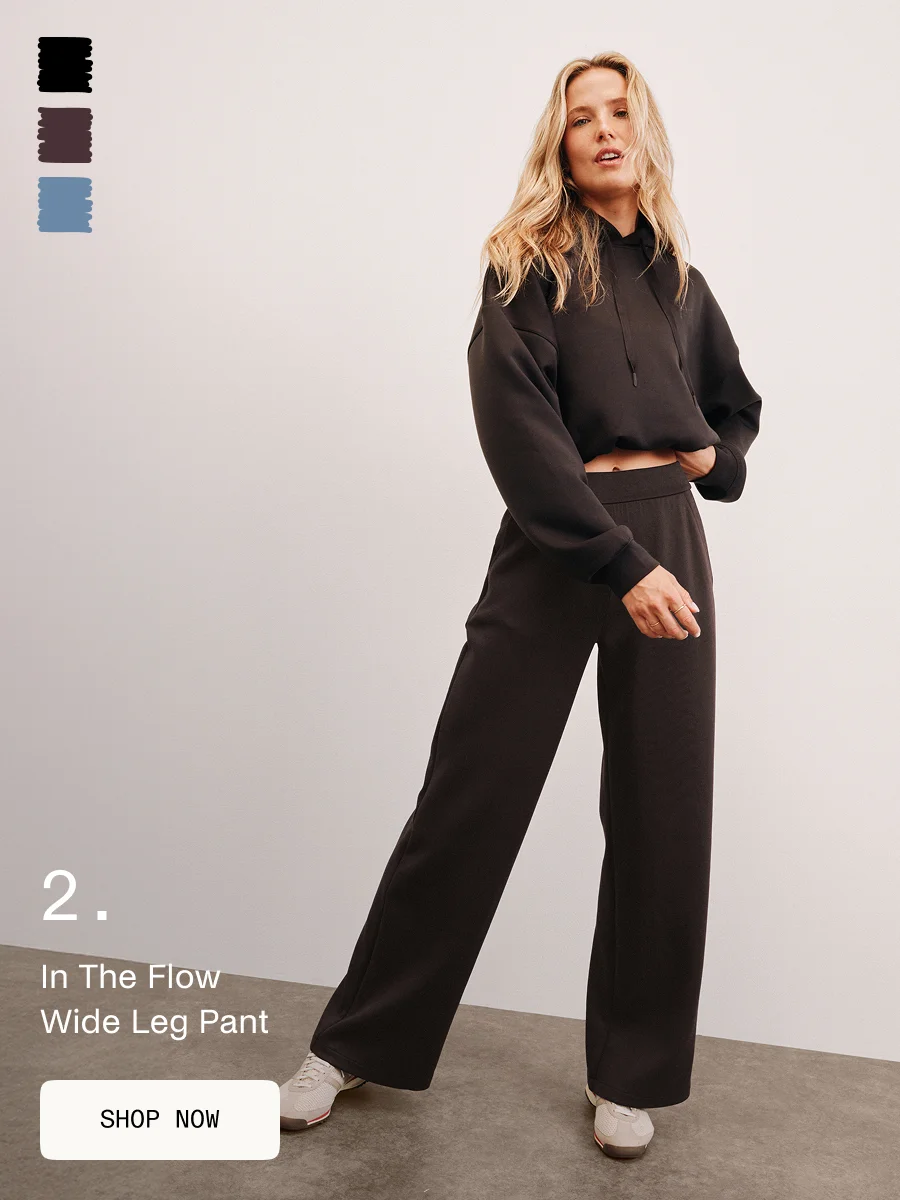 In The Flow Wide Leg Pant in Dark Chocolate