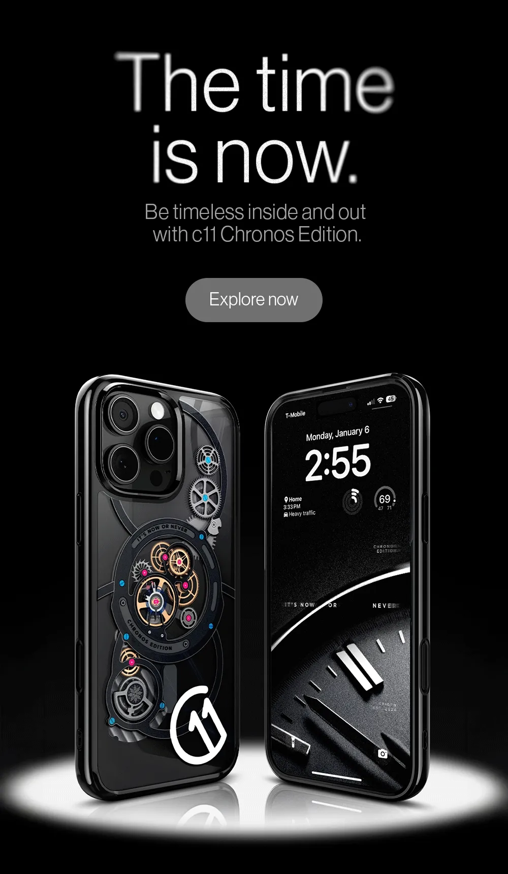 The time is now. Be timeless inside and out with c11 Chronos Edition.