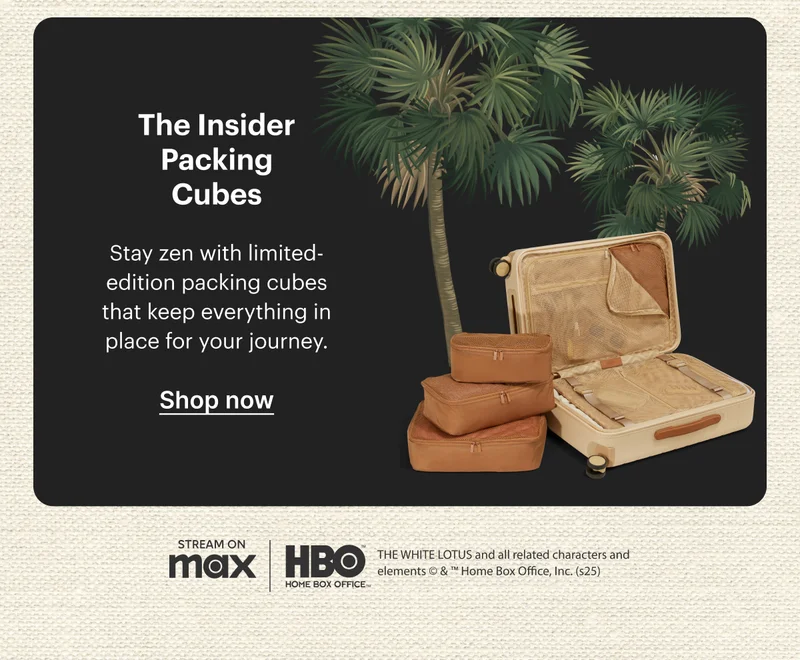 The Insider Packing Cubes | Stay zen with limited-edition packing cubes that keep everything in place for your journey. | Shop now