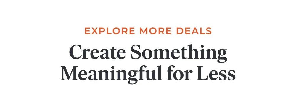 Pick your 4 FREEBIES + 50% off select cards