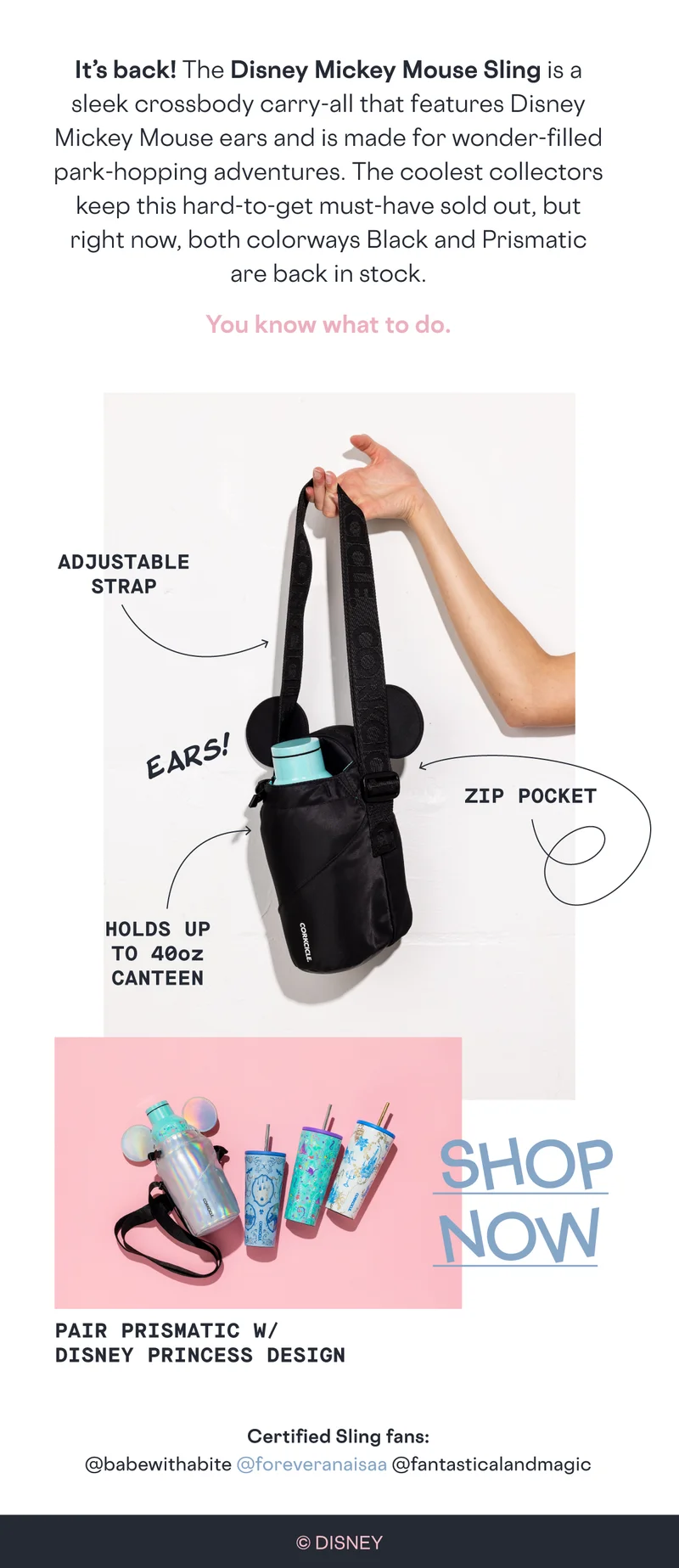Shop Mickey Mouse Sling