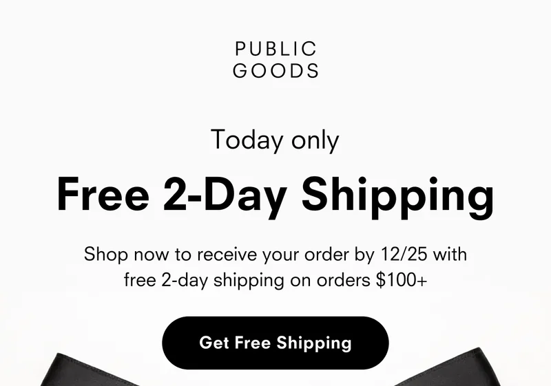 Today only free 2-day shipping
