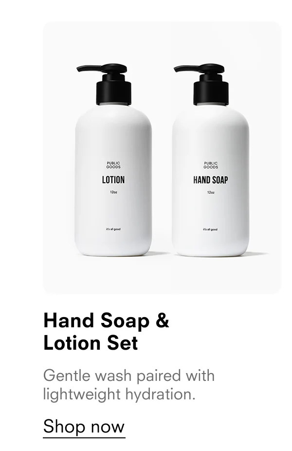 Hand Soap & Lotion Set