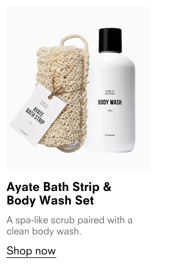 Ayate Bath Strip & Body Wash Set