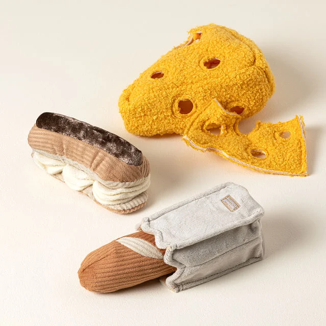 French Boulangerie Dog Toy Collection​