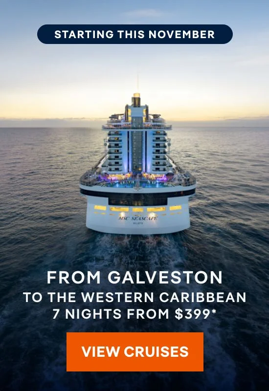 Starting This November – Cruise From Galvestonto the Western Caribbean – 7 Nights – Click to View Cruises & Book Now