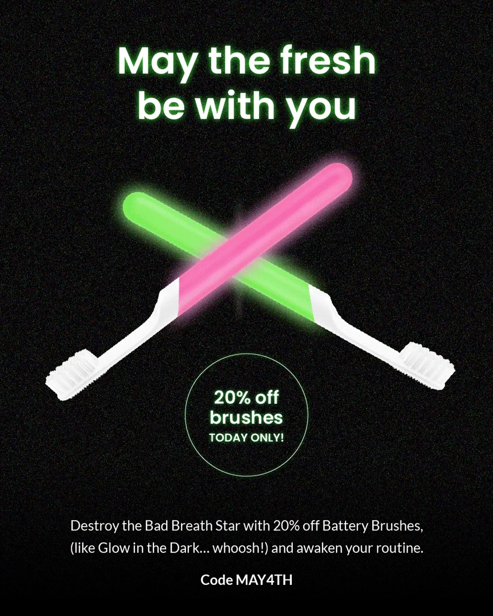 May the fresh be with you
