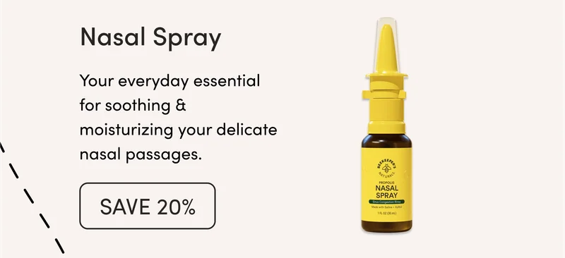 Nasal Spray  Your everyday essential for soothing & moisturizing your delicate nasal passages.