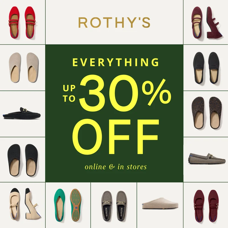EVERYTHING UP TO 30% OFF online & in stores